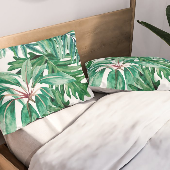 Tropical jungle Pillow Sham Gallery Image 2