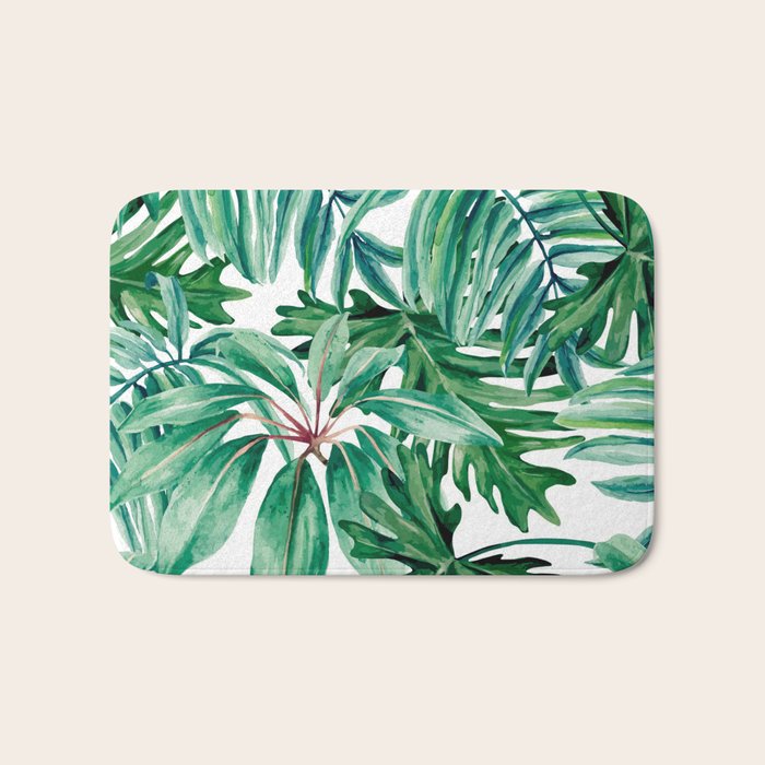 Tropical jungle Bath Mat Gallery Image 1