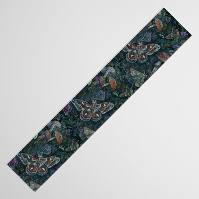 Atlas Moth  Mushroom Night Table Runner Gallery Image 3