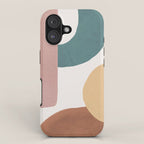 Abstract Earth 1-2 - Painted Shapes iPhone Case Gallery Image 1