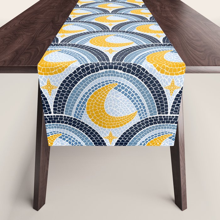 Mediterranean Moonlight Mosaic Table Runner Gallery Image 1