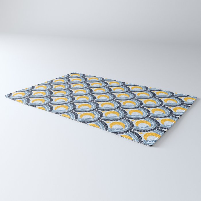 Mediterranean Moonlight Mosaic Rug Gallery Image 3