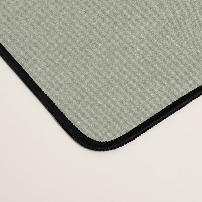 Bauhaus Mid Century Modern Geometric VII Earthy Green Desk Mat Gallery Image 4