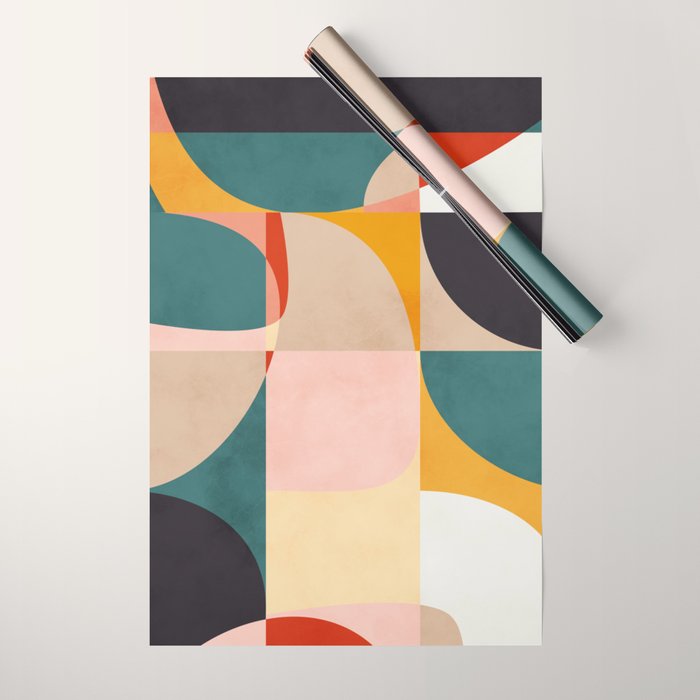 modern shapes 7 Wrapping Paper Gallery Image 1