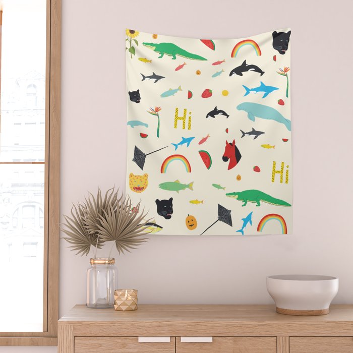 All Together Wall Tapestry Gallery Image 2