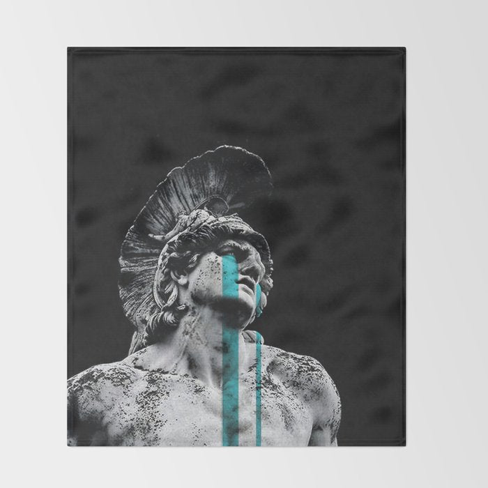 The tears of Achilles Throw Blanket Gallery Image 2