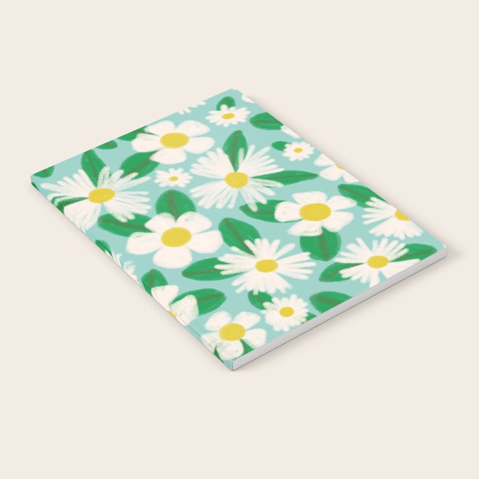 Big Bloom Floral - green Notebook Gallery Image 2