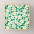 Big Bloom Floral - green Mini Art Print Gallery Image 1