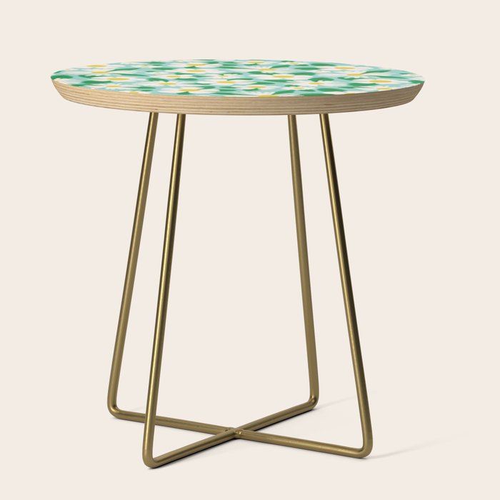 Big Bloom Floral - green Side Table Gallery Image 1