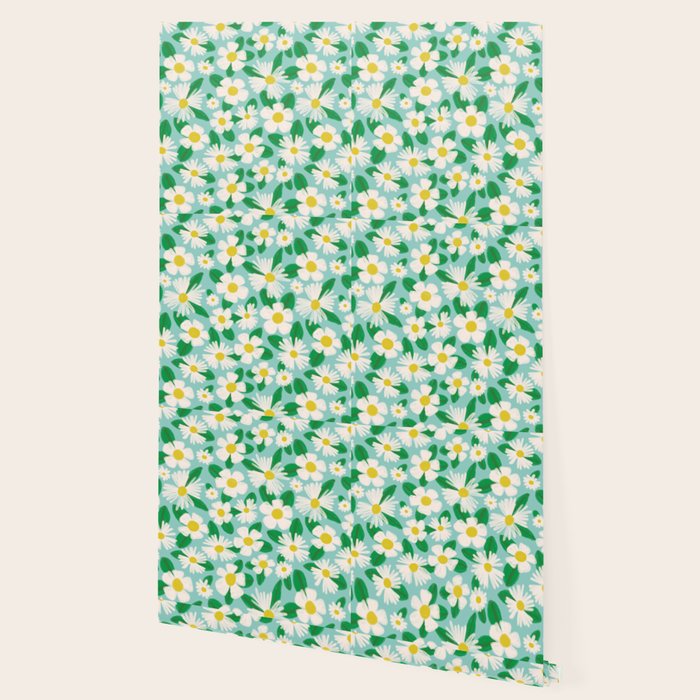Big Bloom Floral - green Wallpaper Gallery Image 2