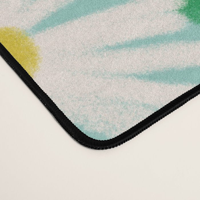 Big Bloom Floral - green Desk Mat Gallery Image 4