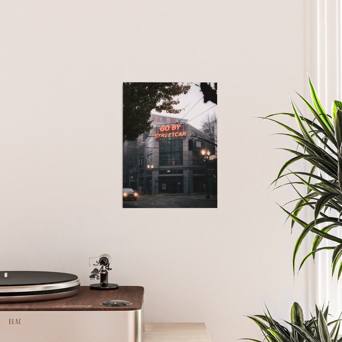 Go By Streetcar Portland  Poster Gallery Image 2