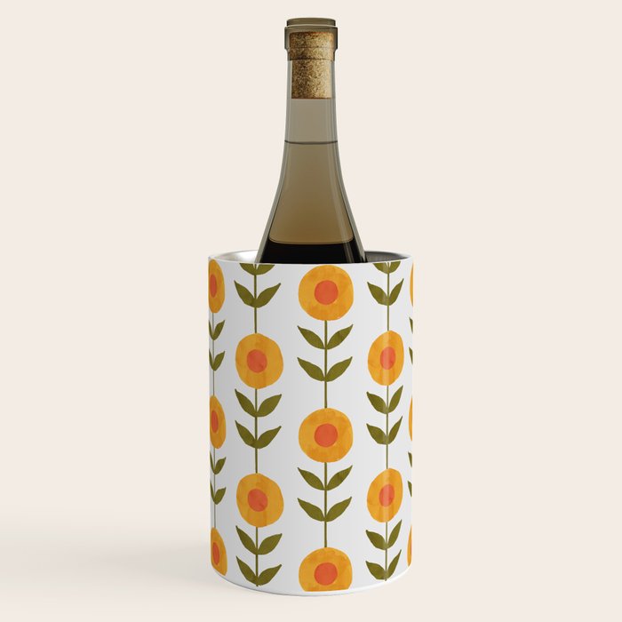 Fresh Yellow Spring Flowers Wine Chiller Gallery Image 2