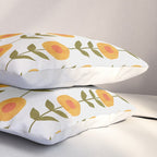 Fresh Yellow Spring Flowers Pillow Sham Gallery Image 3