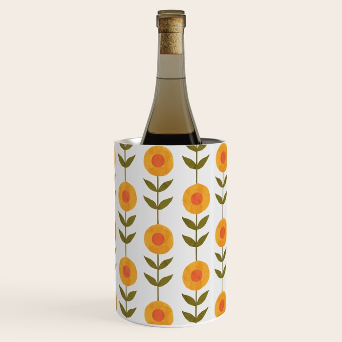 Fresh Yellow Spring Flowers Wine Chiller Gallery Image 1