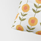 Fresh Yellow Spring Flowers Pillow Sham Gallery Image 4