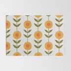 Fresh Yellow Spring Flowers Rug Gallery Image 2