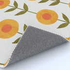 Fresh Yellow Spring Flowers Rug Gallery Image 4