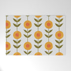 Fresh Yellow Spring Flowers Welcome Mat Gallery Image 1