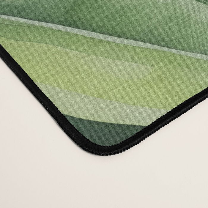 Tropical Blues Watercolor Parrots In The Canopy Desk Mat Gallery Image 4