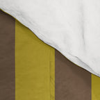 Vintage Moss and Coffee Stripes Comforter Gallery Image 4