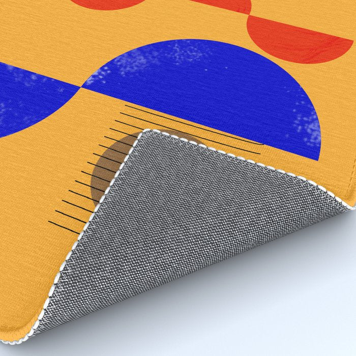 Mid-century shapes abstract no7 Rug Gallery Image 4