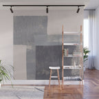 Gray Blocks #2 Wall Mural Gallery Image 1