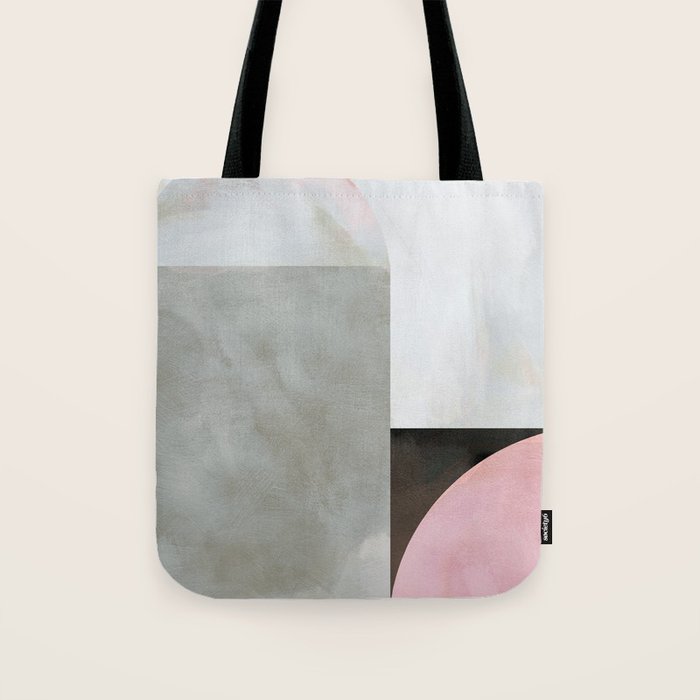 mid century scandi winter painted Tote Bag Gallery Image 1