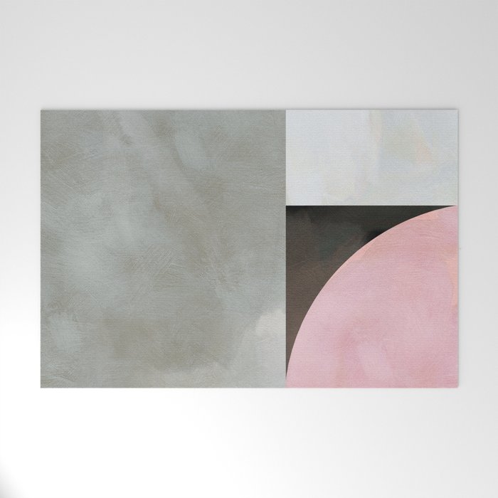 mid century scandi winter painted Welcome Mat Gallery Image 1