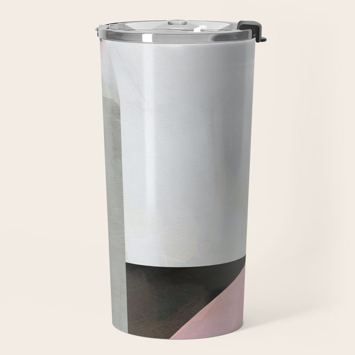 mid century scandi winter painted Travel Mug Gallery Image 2