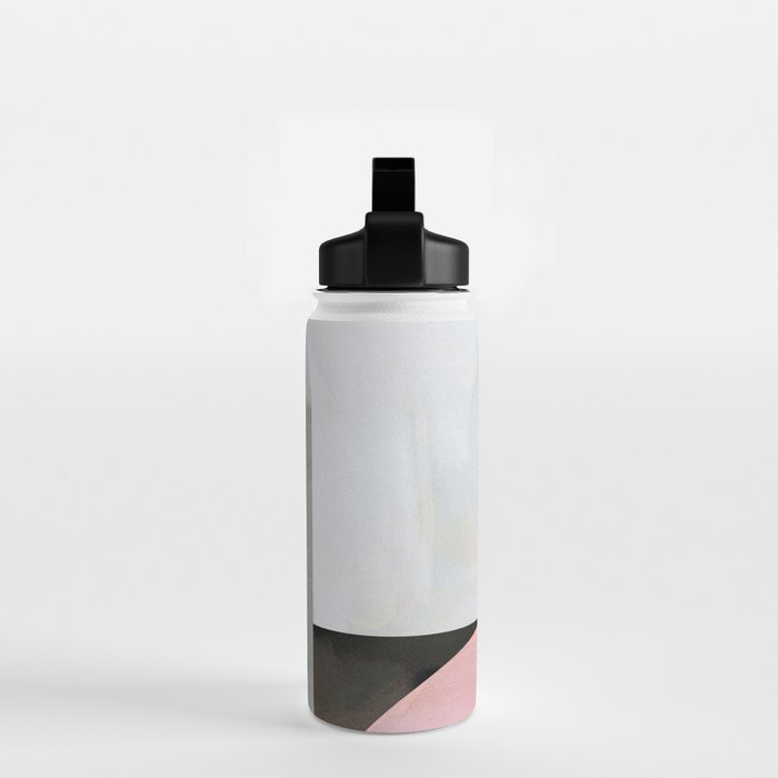 mid century scandi winter painted Water Bottle Gallery Image 2