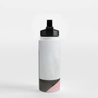 mid century scandi winter painted Water Bottle Gallery Image 2