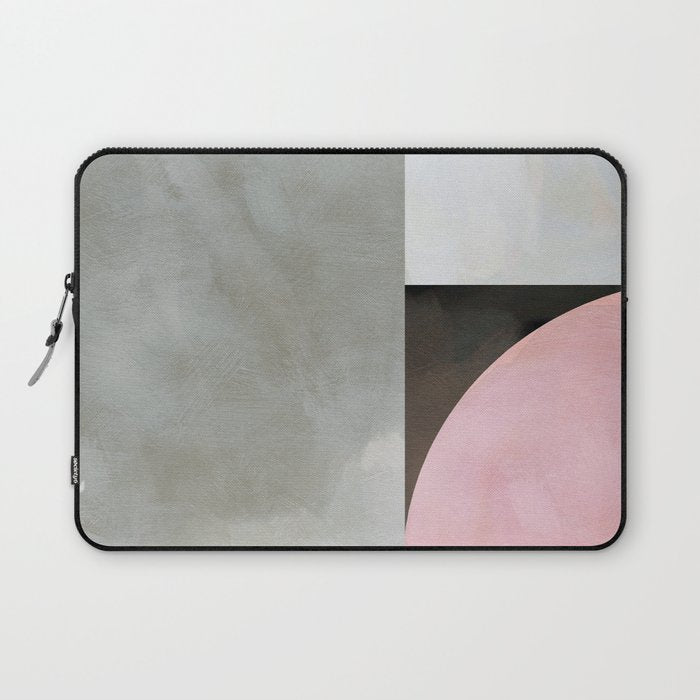 mid century scandi winter painted Laptop Sleeve Gallery Image 1
