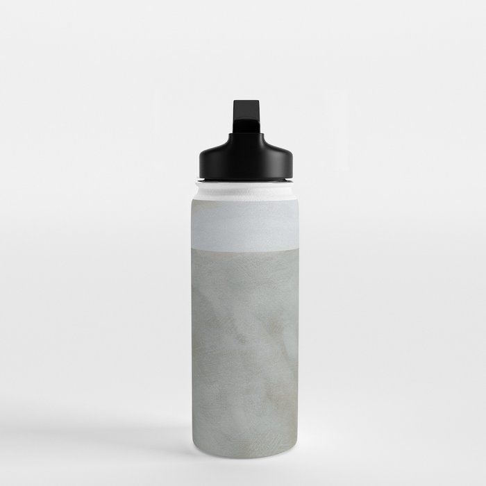 mid century scandi winter painted Water Bottle Gallery Image 3