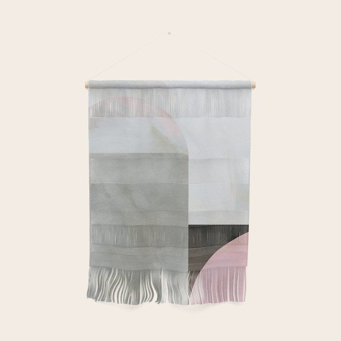 mid century scandi winter painted Wall Hanging Gallery Image 1