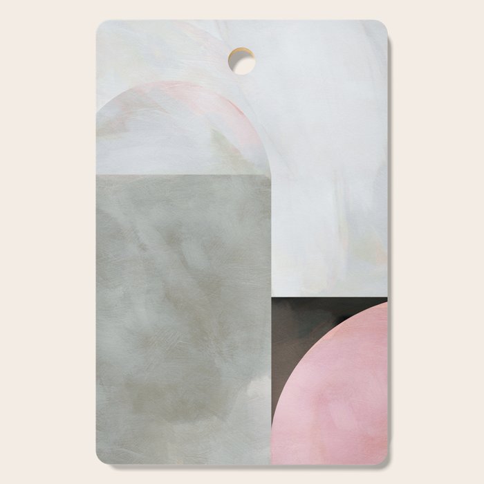 mid century scandi winter painted Cutting Board Gallery Image 1
