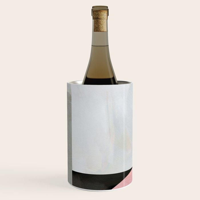 mid century scandi winter painted Wine Chiller Gallery Image 3