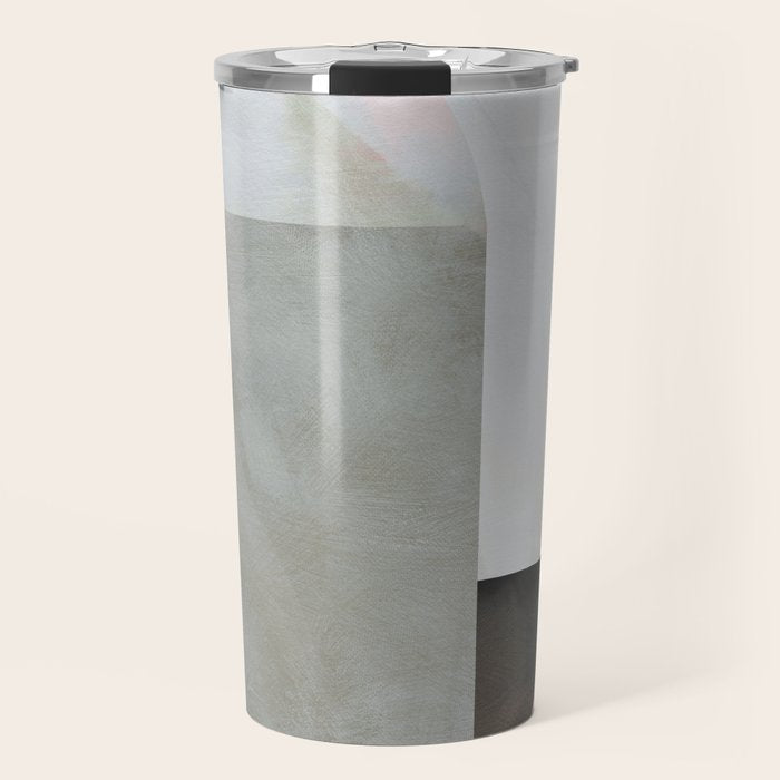 mid century scandi winter painted Travel Mug Gallery Image 1