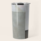 mid century scandi winter painted Travel Mug Gallery Image 1