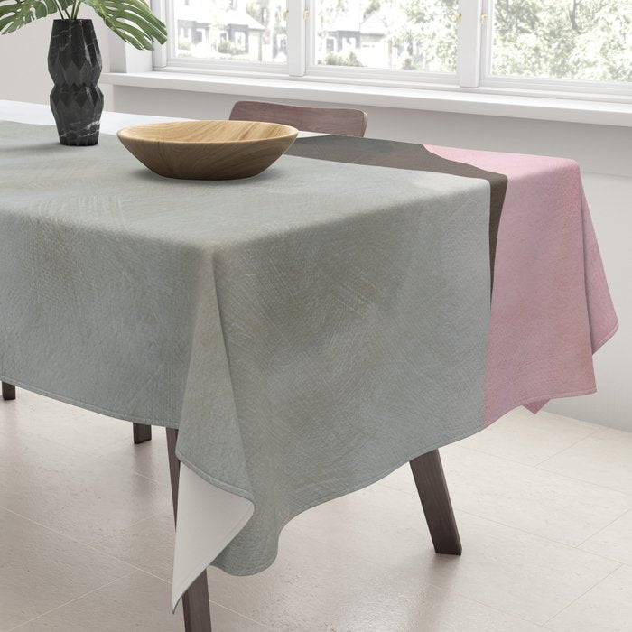 mid century scandi winter painted Tablecloth Gallery Image 3