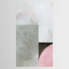 mid century scandi winter painted Tablecloth Gallery Image 2