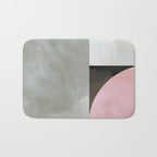 mid century scandi winter painted Bath Mat Gallery Image 1