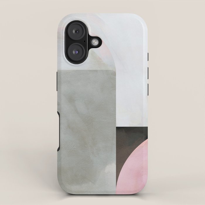 mid century scandi winter painted iPhone Case Gallery Image 1
