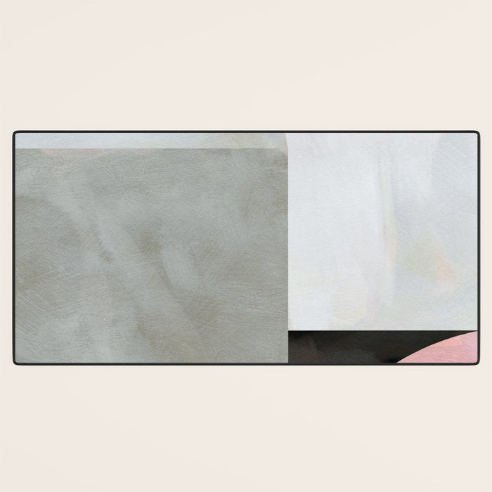 mid century scandi winter painted Desk Mat Gallery Image 3