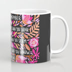 Always Remember - Pink & Charcoal Palette Coffee Mug Gallery Image 1
