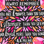 Always Remember - Pink & Charcoal Palette Coffee Mug Gallery Image 2
