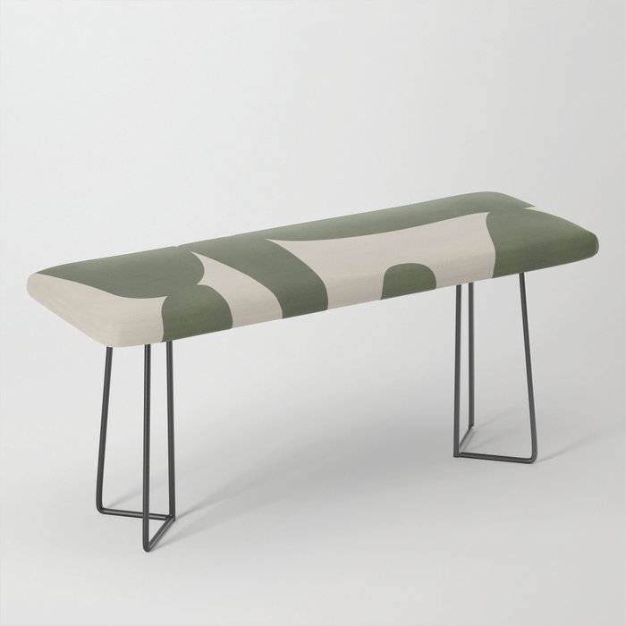 Modern Abstract Minimal Shapes 35 Bench Gallery Image 1