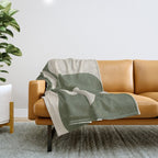 Modern Abstract Minimal Shapes 35 Throw Blanket Gallery Image 1