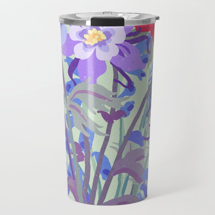 Cottage core aesthetic Flower Market Stockholm Travel Mug Gallery Image 1