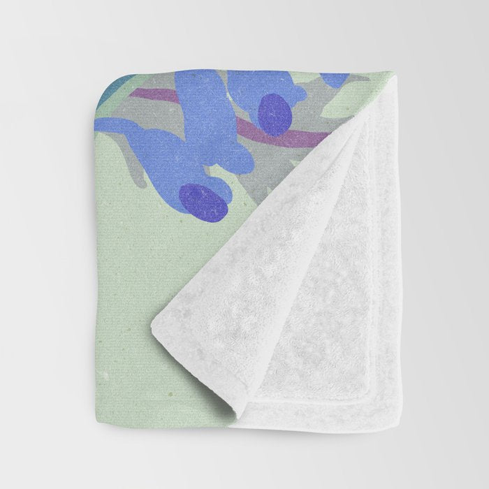 Cottage core aesthetic Flower Market Stockholm Throw Blanket Gallery Image 3